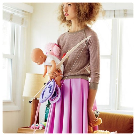 Rochas Italy Wool Lurex Sweater Pink 46IT 8 10 - Picture 2 of 8